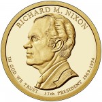2016 Presidential Dollar Coin Richard M. Nixon Proof Obverse