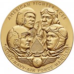 2014 American Fighter Aces Bronze Medal Obverse
