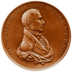James Monroe Presidential Bronze Medal Obverse