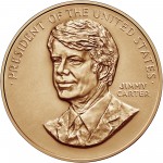 Jimmy Carter Presidential Bronze Medal One Five Sixteenths Inch Obverse