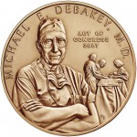 2007 Doctor Michael E. Debakey Bronze Medal One And One Half Inch Obverse