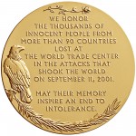 2011 Fallen Heroes Of 911 New York Bronze Medal Reverse