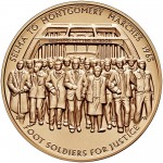 2016 Selma Foot Soldiers Bronze Medal One And One Half Inch Obverse