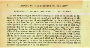 1874 Annual Report excerpt, page 8. Full text is duplicated in the body of this page.