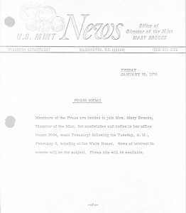 Historic Press Release, January 30, 1970. Full text is duplicated in the body of this page.