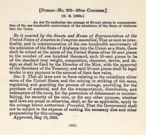Historic legislation, May 10, 1920. Full text is duplicated in the body of this page.