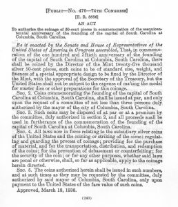 Historic Legislation, March 18, 1936. Full text is duplicated in the body of this page.