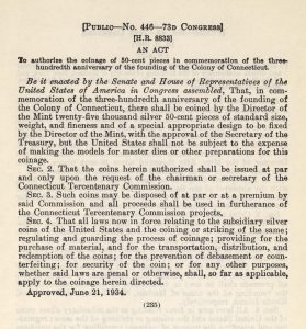Historic Legislation, June 21, 1934. Full text is duplicated in the body of this page.