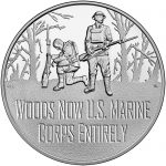 2018 World War I Centennial Commemorative Silver Medal Marines Obverse