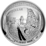 2019 Apollo 11 50th Anniversary Commemorative Five Ounce Proof Silver Dollar Reverse