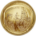 2019 Apollo 11 50th Anniversary Commemorative Gold Uncirculated Five Dollar Reverse