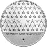 2019 American Veterans Silver Medal Reverse