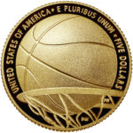 2020 Basketball Hall of Fame Commemorative Gold Five Dollar Proof Reverse
