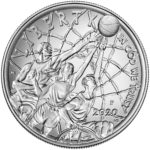 2020 Basketball Hall of Fame Commemorative Silver One Dollar Uncirculated Obverse