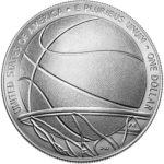 2020 Basketball Hall of Fame Commemorative Silver One Dollar Uncirculated Reverse