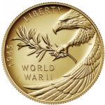 2020 End of World War II 75th Anniversary 24-Karat Gold Coin Obverse