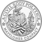 2020 Mayflower 400th Anniversary Silver Proof Medal Obverse