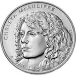 2021 Christa McAuliffe Commemorative Coin Uncirculated Obverse