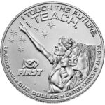 2021 Christa McAuliffe Commemorative Coin Uncirculated Reverse