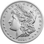 2021 Morgan Dollar Anniversary Coin Uncirculated Obverse