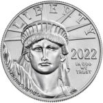 2022 American Eagle Platinum One Ounce Bullion Coin Obverse