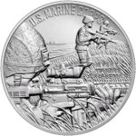 Armed Forces Silver Medal U.S. Marine Corps Obverse