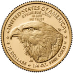 2024 American Eagle Gold Quarter Ounce Proof Coin Reverse